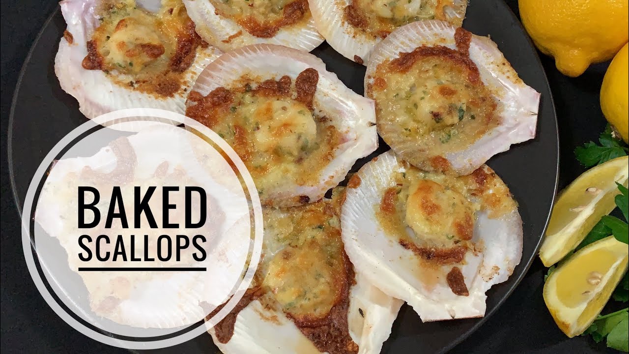 The Best Baked Scallops| Insanely delish