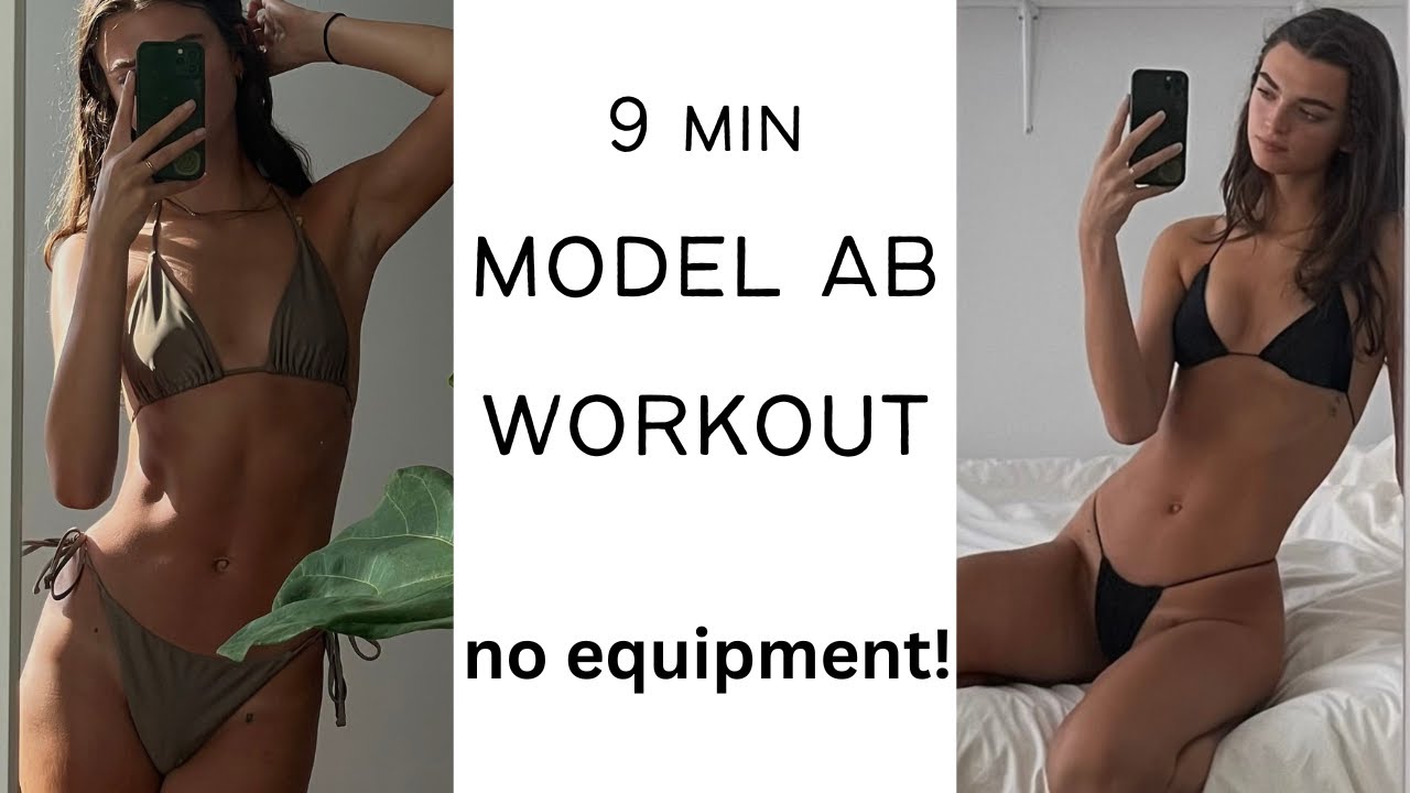 9 min model ab workout