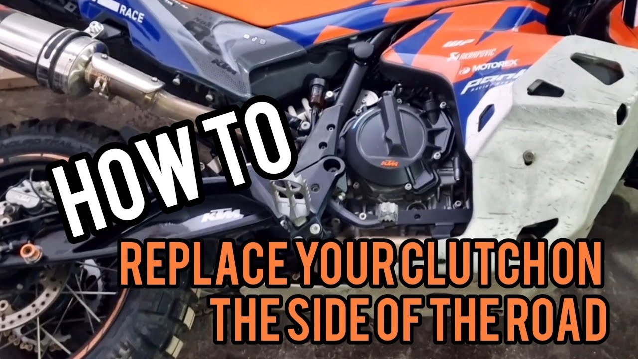 Как я заменил сцепление на KTM 890 Adventure, не сливая масло.