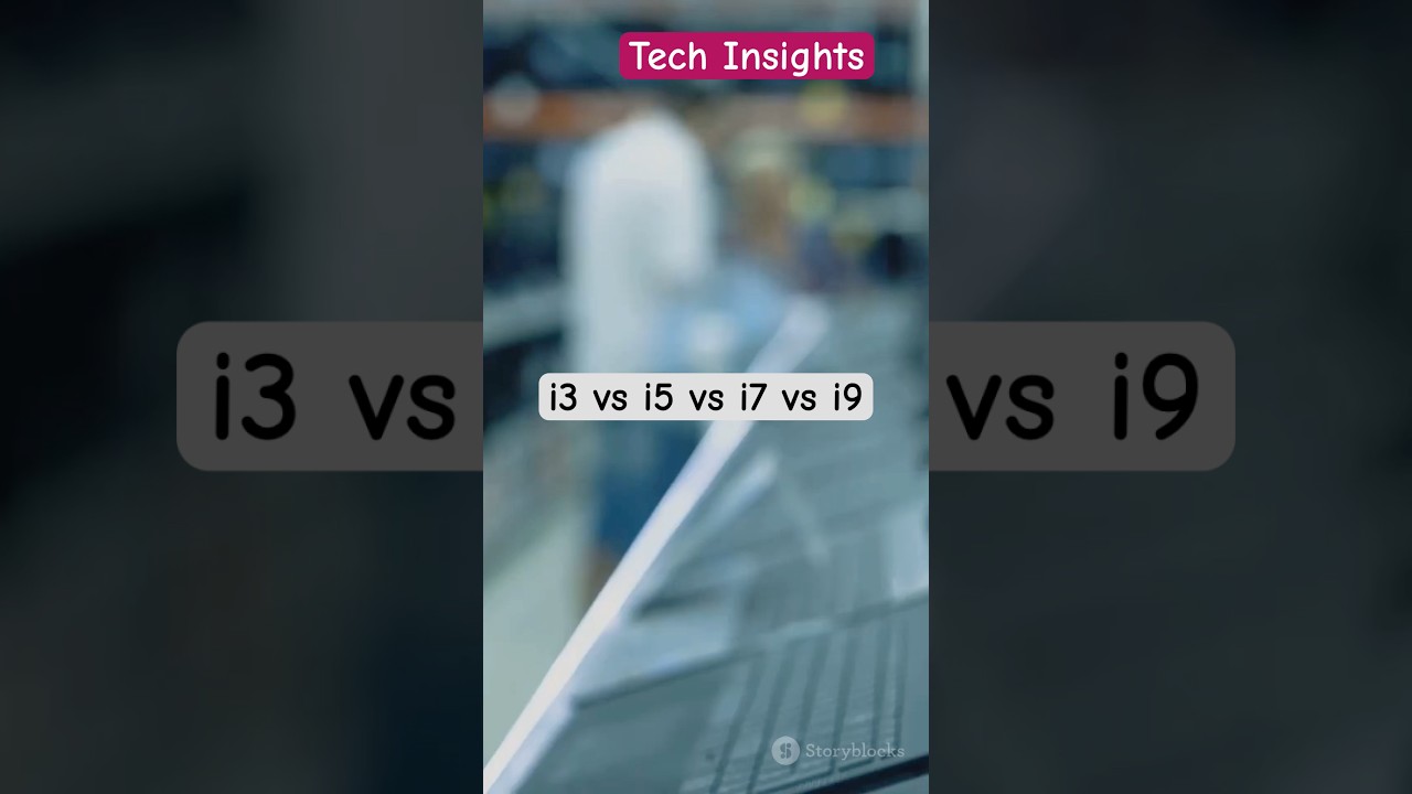 i3 vs i5 vs i7 vs i9: Which Processor is Right for You? 💻 | Explained in 60 Seconds!