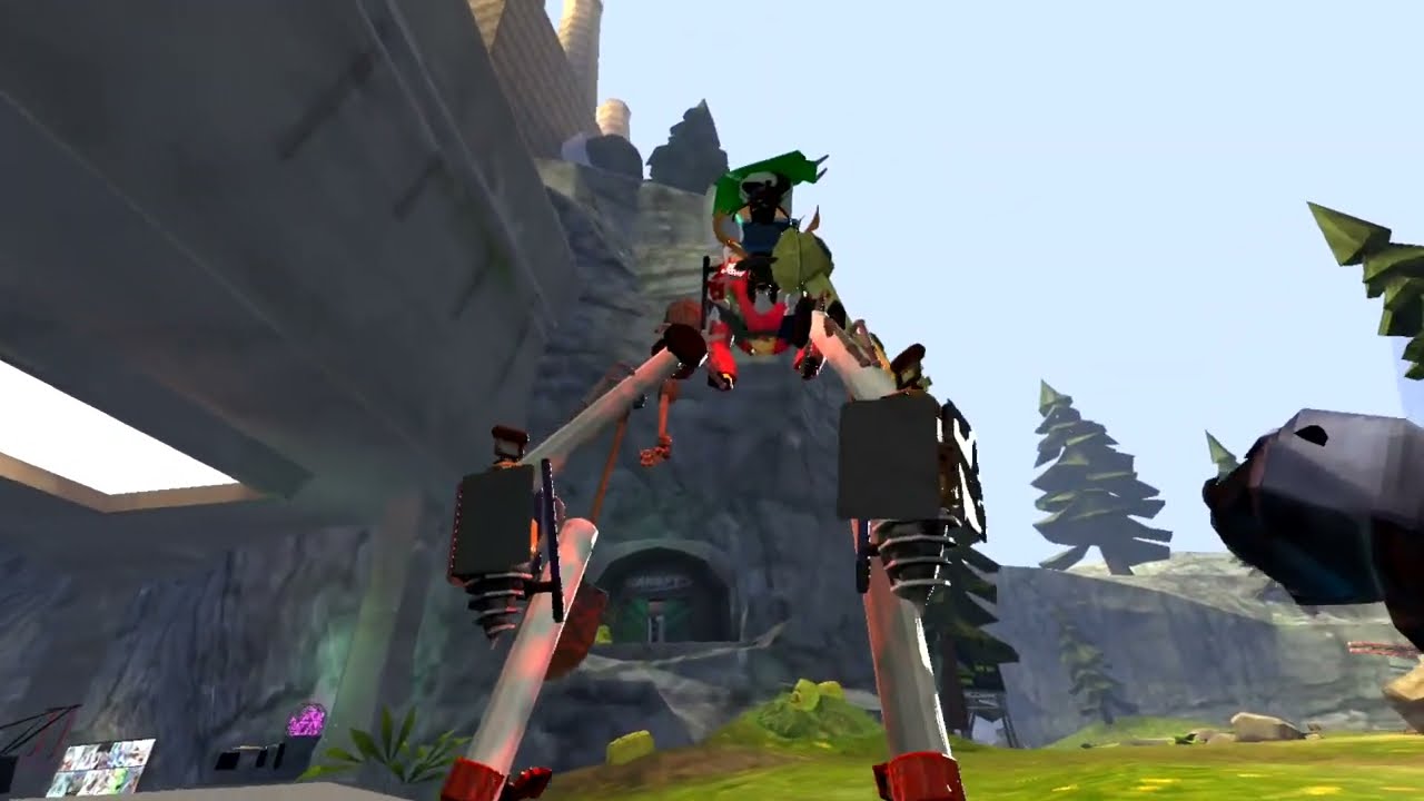 I made a WORKING MECH in Animal Company! Featuring Chef and his awesome builds!