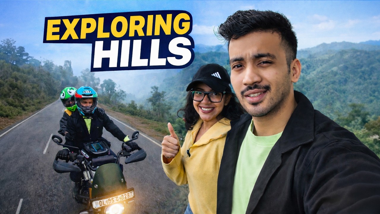 Riding Bike on Wet Roads in the hills | Ep 3
