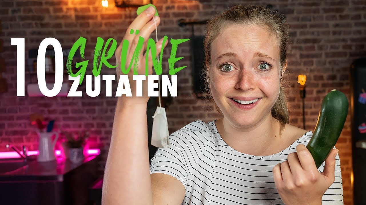 10 Zutaten Challenge - nur grünes Essen