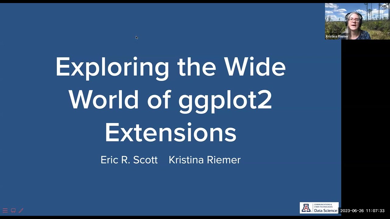 Summer Workshop Series: Exploring the Wide World of ggplot2 Extensions