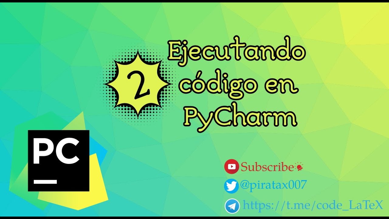 Tutorial: 2 Curso de PyCharm - Ejecutando código (o compilando LaTeX)