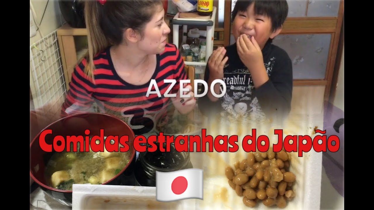 Comidas estranhas AQUI do JAPÃO