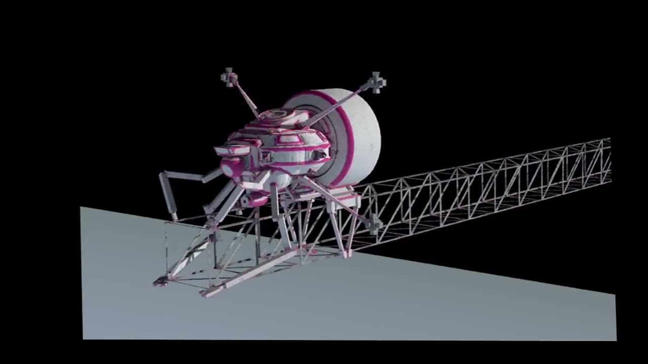 Proteus - robotic spacecraft for building large scale structures in orbit, built for SBSP Consortium