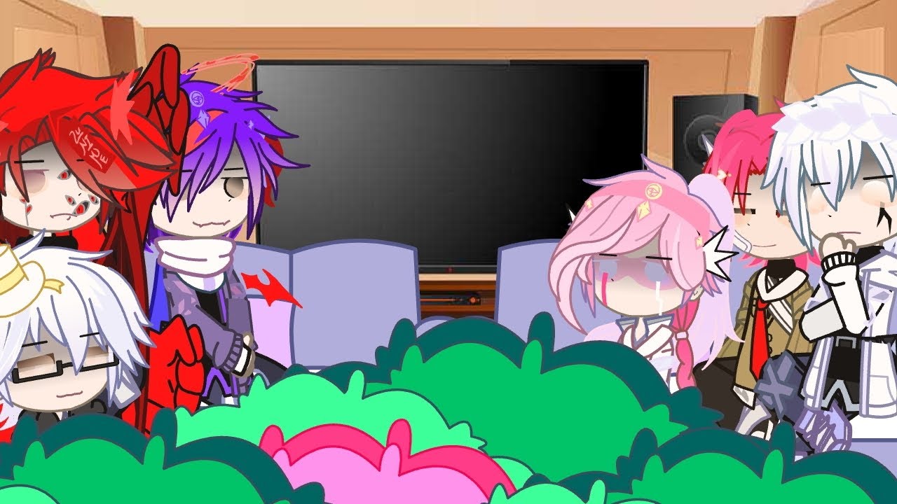 GT Huggy react hiha au|| 2/3 || My oc #huggywuggy #gacha || #ray