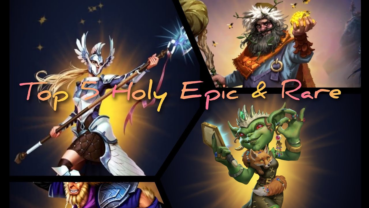 Empires & Puzzles Top 5 Holy Epic & Rare Heroes of all Time! Full Hero List & Rankings Holee Molee!🤯