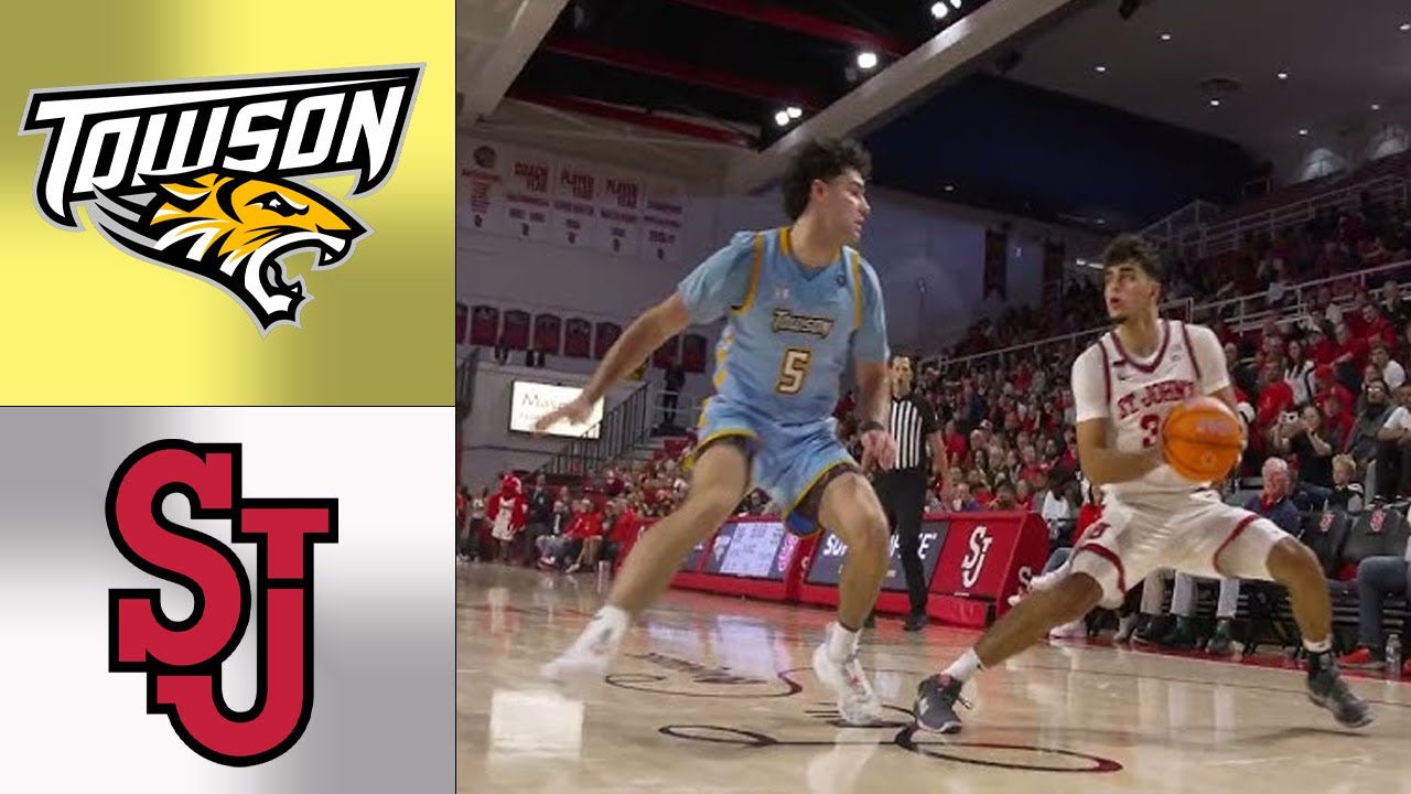 Towson Vs St.John's College Men’s Basketball  GAME 1st-Qtr |Oct 18, 2025 NCAA Basketball Preseason