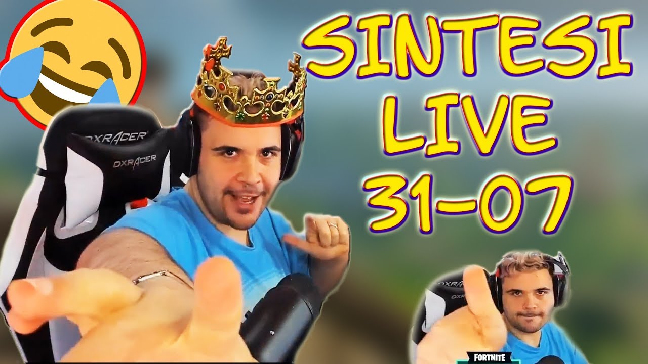 😍 SINTESI LIVE 31-07 CICCIOGAMER89 😍