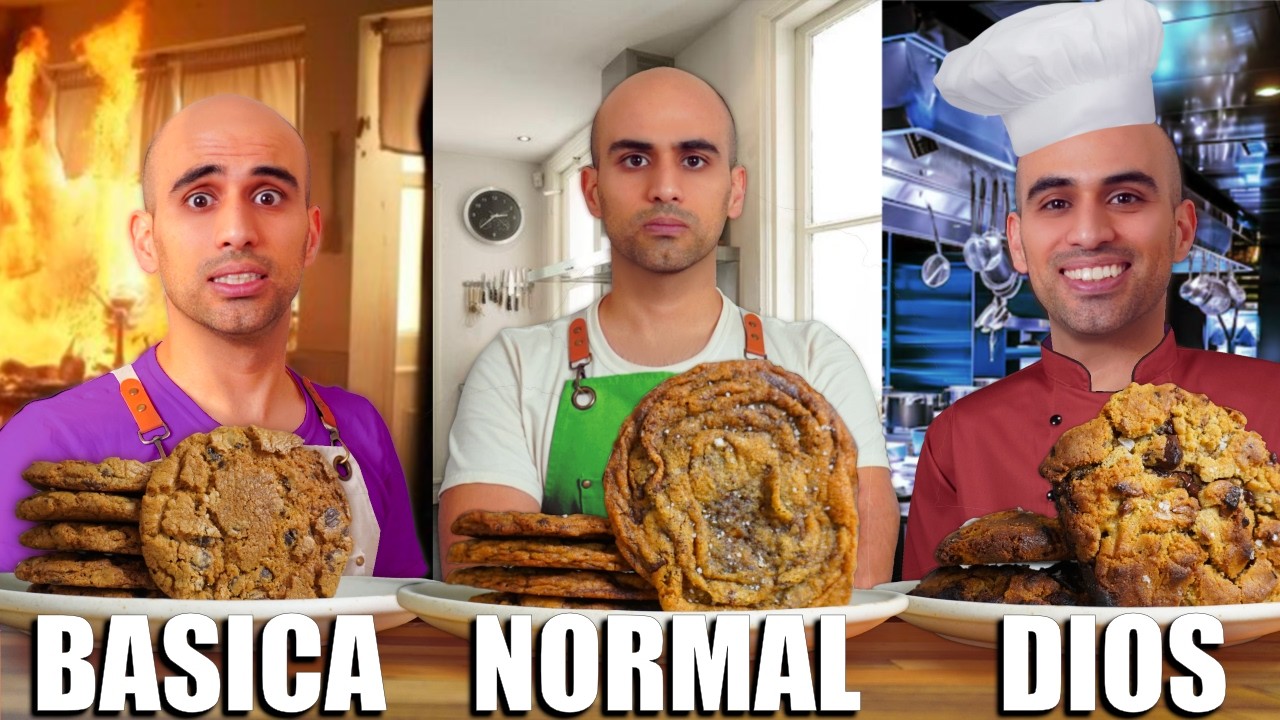 3 Niveles de GALLETAS con chispas de CHOCOLATE