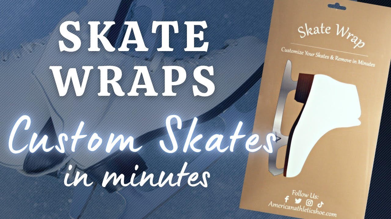 SKATE WRAP TUTORIAL / A MUST HAVE for Synchro Figure Skaters / Custom Skates in MINUTES