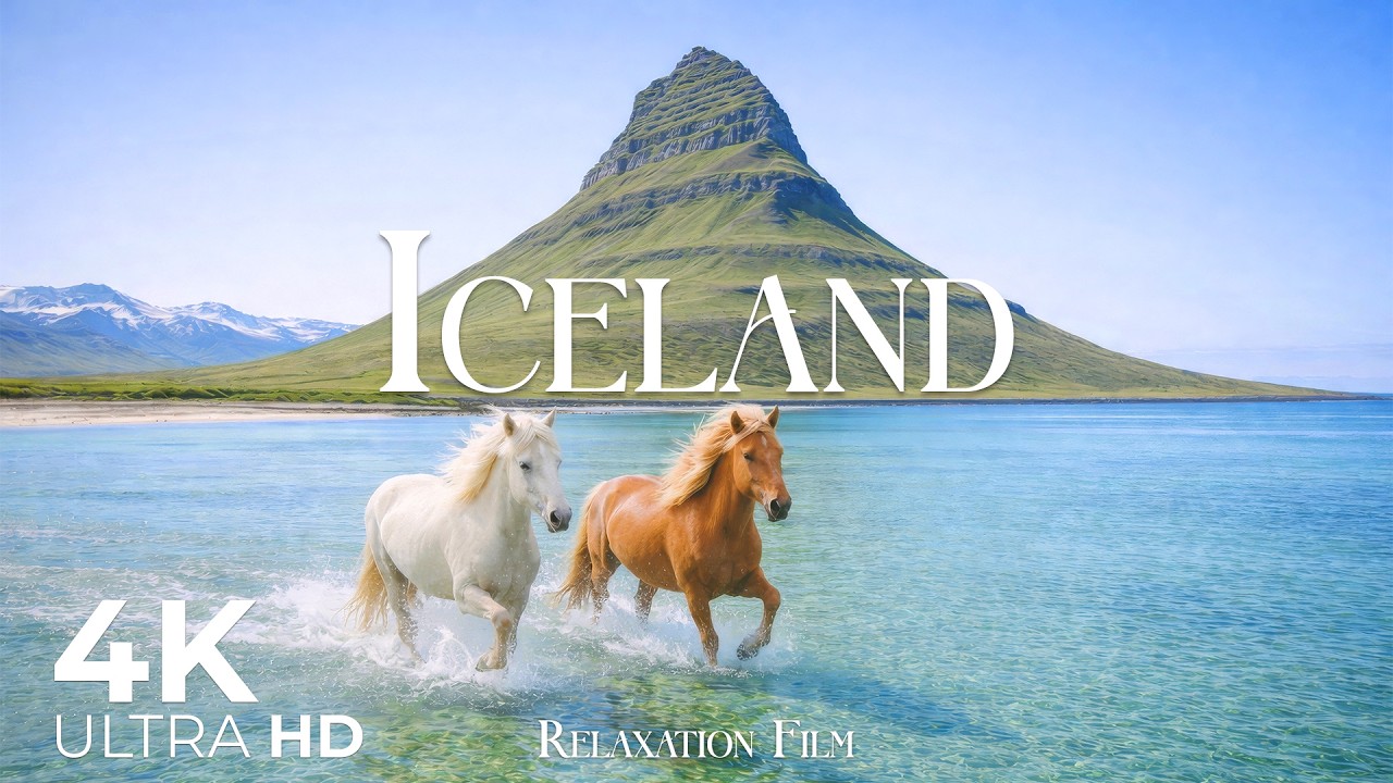 Iceland 4K &bull; Untouched Nature Relaxation Film with Deep Calming Music