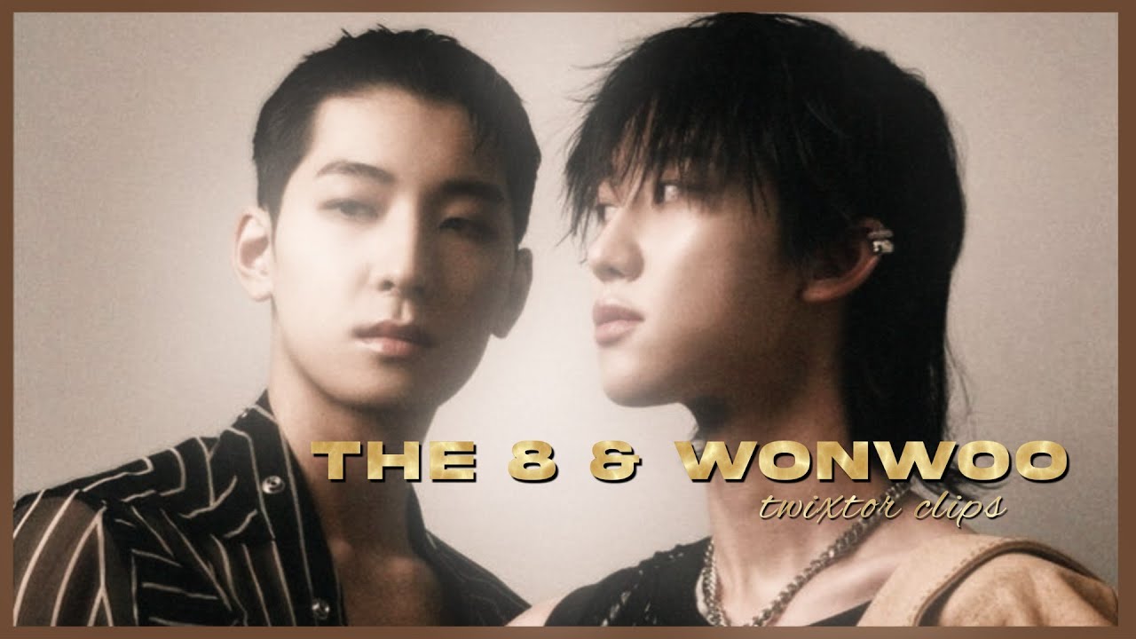 THE8 & WONWOO arena homme photoshoot TWIXTOR CLIPS