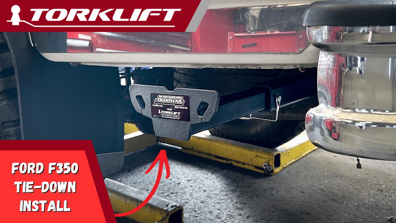 How to install Rear Camper Tie-Downs on Ford F-350 | Torklift R3501
