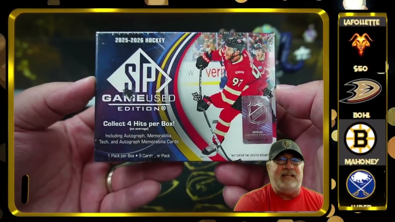 021926 2526 SP GAME USED HOCKEY