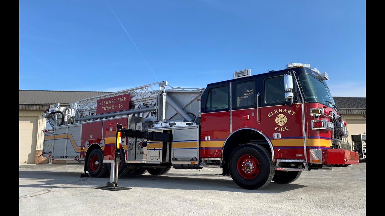 Elkhart Fire Department Sutphen Walk Around