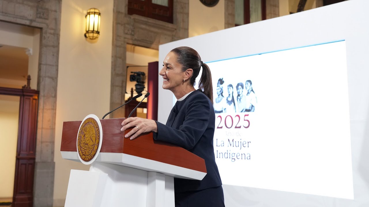 Niñas y niños son el presente de México. Conferencia presidenta Sheinbaum