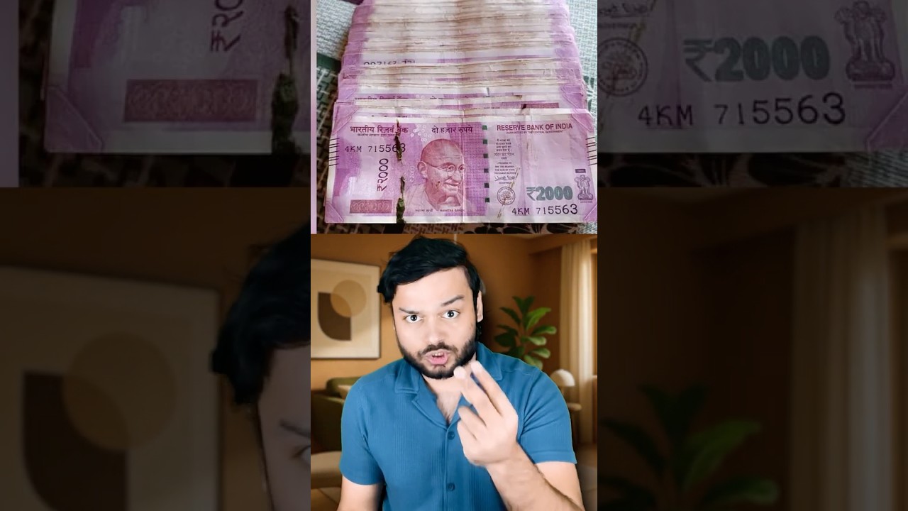 Found Many USELESS ₹2000 Notes While DIWALI Cleaning - Is it Really USELESS? #shorts