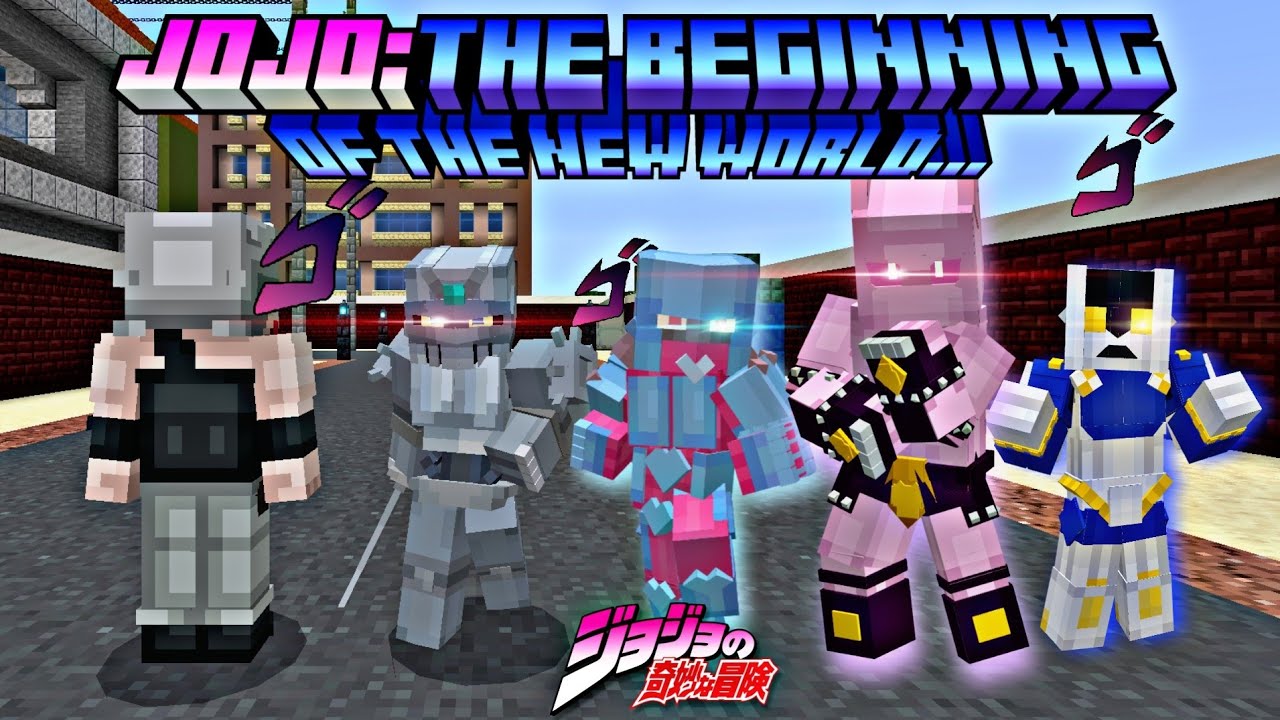 Minecraft PE 1.21.2+ Jojo Addon The Beginning Of The New World Update!!