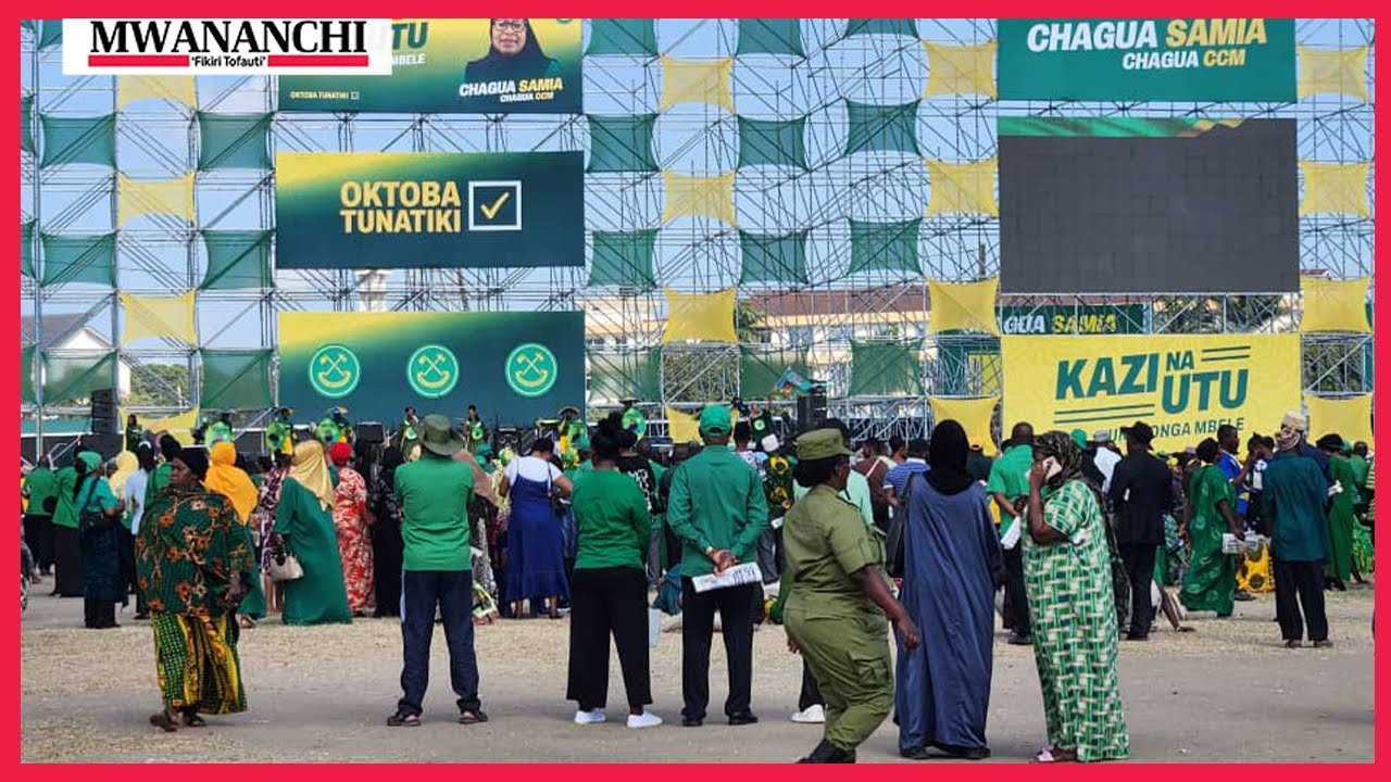 KAWE MAMBO YAMEPAMBA MOTO, UZINDUZI KAMPENI CCM SHAMRASHAMRA ZIMEANZA