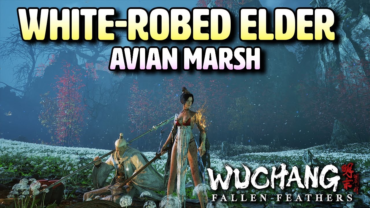 White-Robbed Elder NPC location in Avian March Mt. Zhenwu &mdash; Wuchang Fallen Feathers