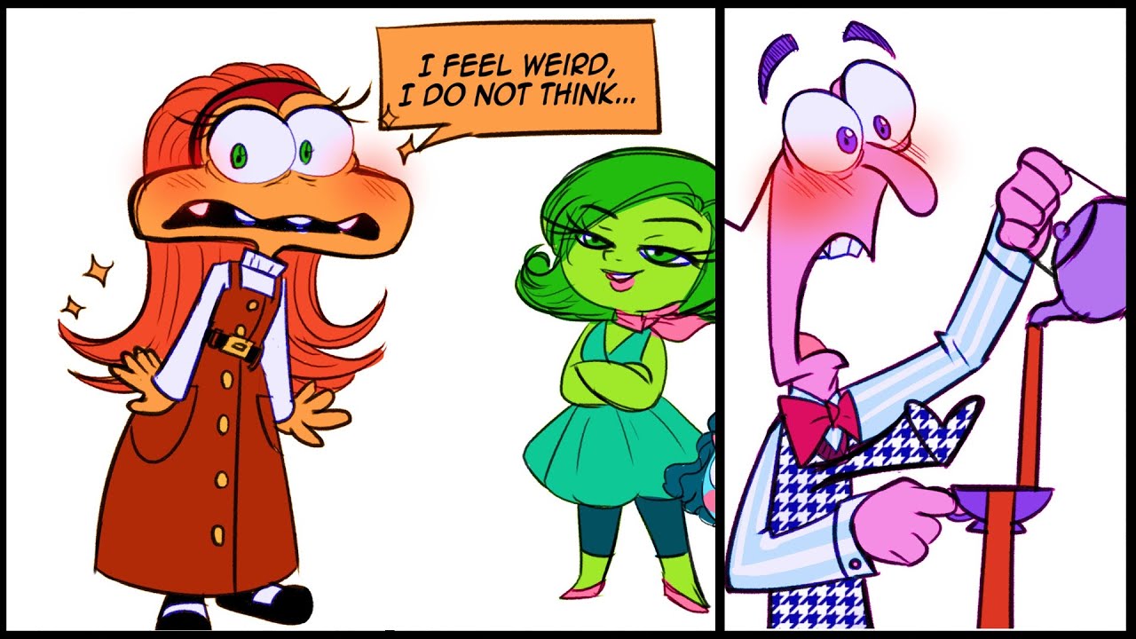 Anxiety Gets a CUTE NEW LOOK?!! (Inside Out 2 Comic Dub)