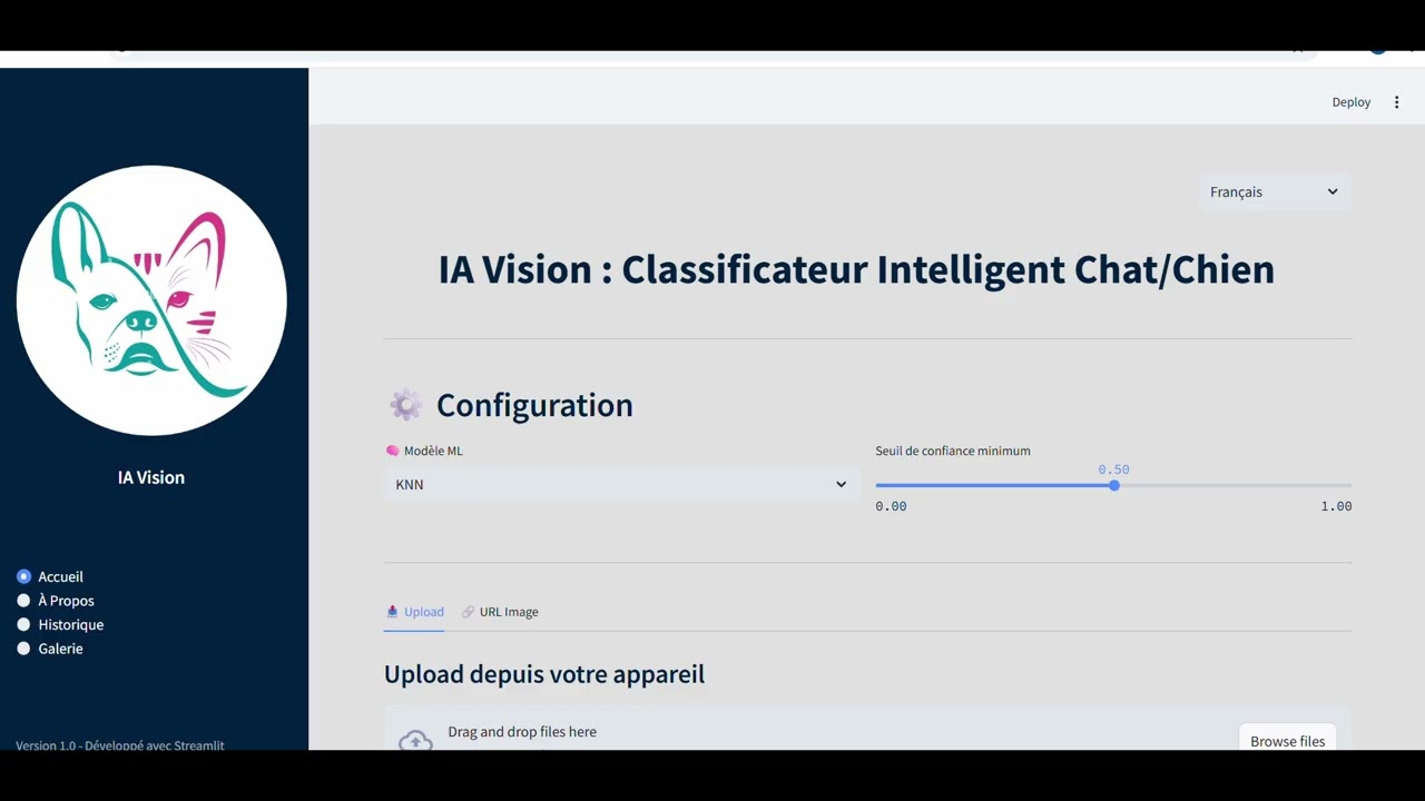 Classificateur IA Chat vs Chien avec Streamlit & Machine Learning | Tutoriel Complet 2025