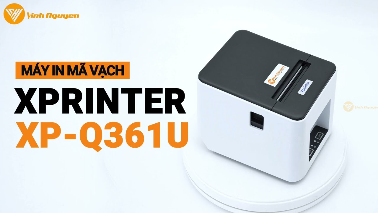 Máy in nhiệt A7, Máy in nhãn Xprinter XP Q361U dòng máy in mã vạch và hoá đơn 2 trong 1