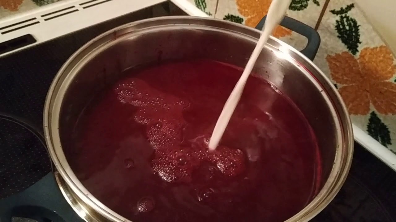 Holundersuppe Teil 2 Auskochen und fertig Kochen
