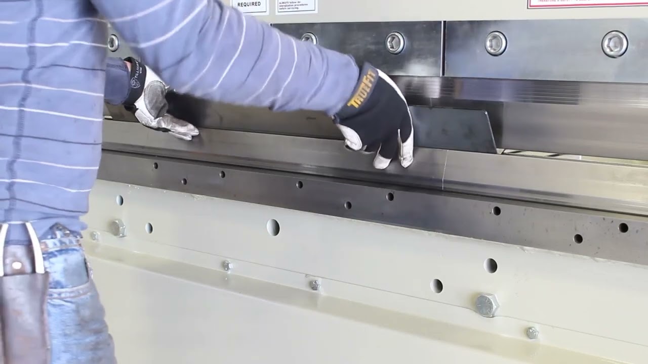 Iroquois Ironworker B72/100 Press Brake in Production