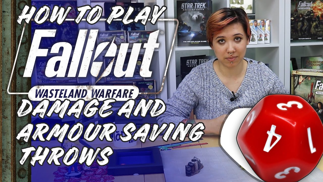 How To Play Fallout: Wasteland Warfare - Damage and Armour Saving Throws