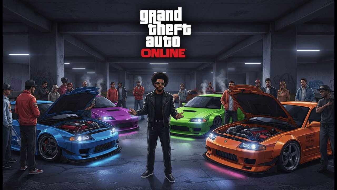 🔴 GTA Online: City Lights, Clean Rides 🌃 Car Meet Tonight! 🚗