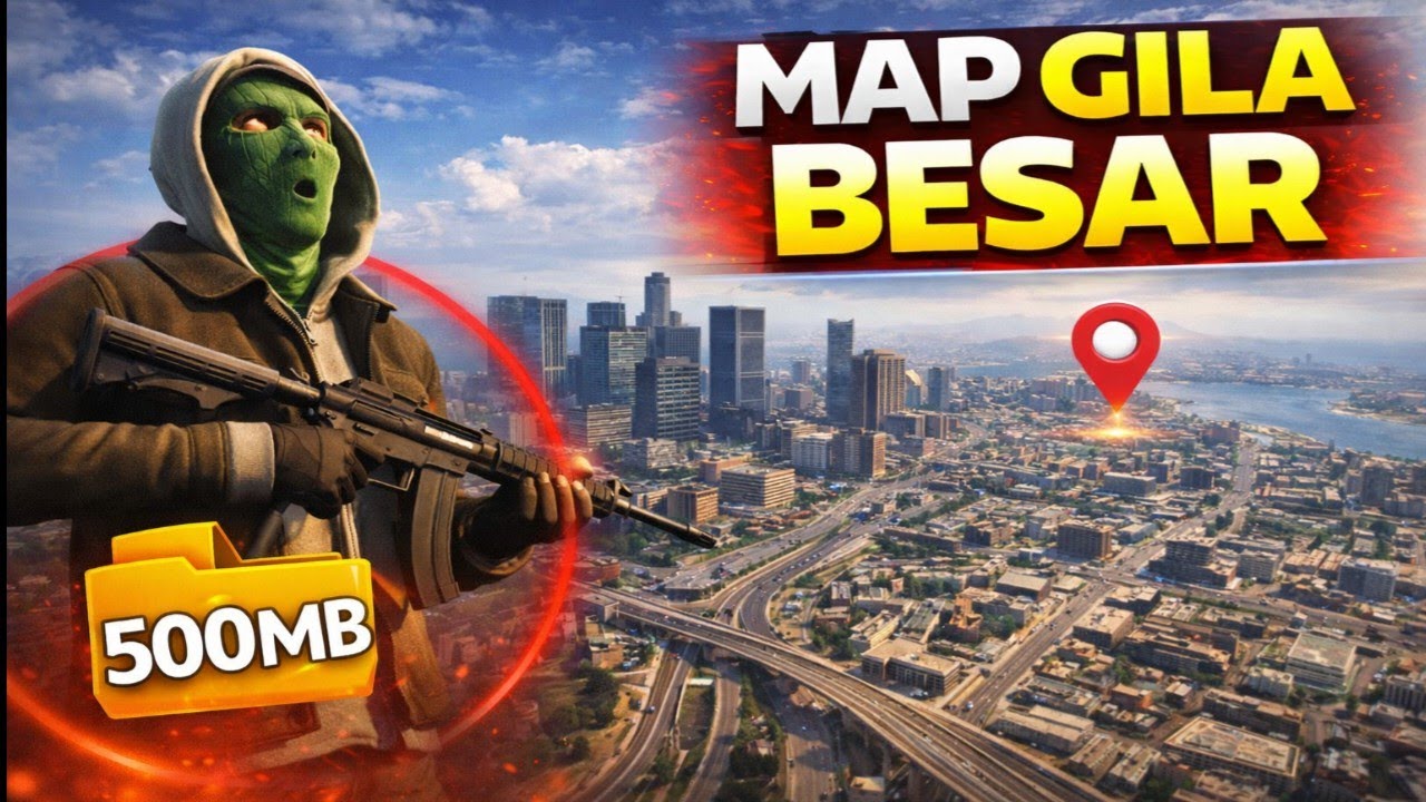 7 Game HP yang Punya Ukuran Kecil (Dibawah 500MB)Tapi Map-nya Gila Besar!!