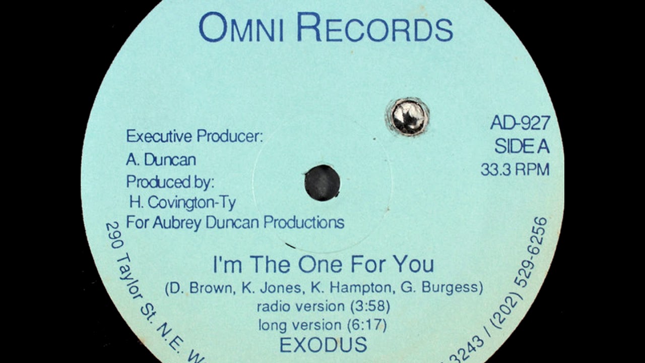 Exodus - I'm The One For You (1985)