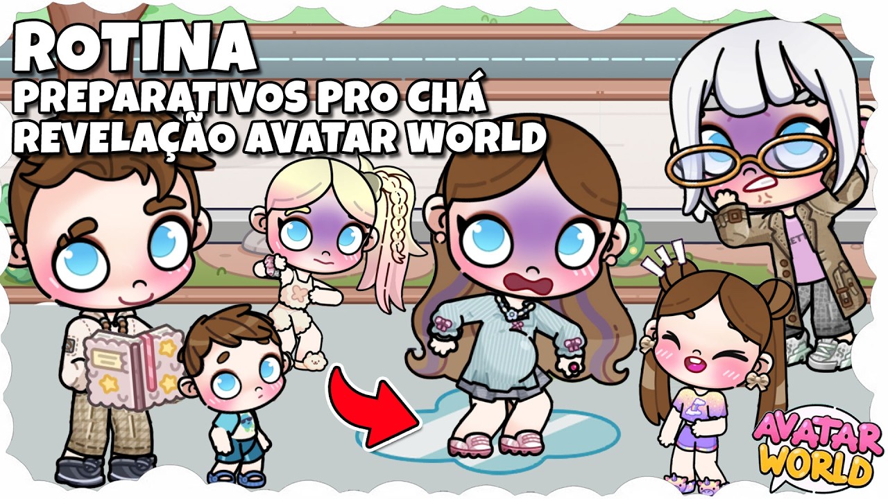 💗👶 ROTINA PREPARANDO CHÁ REVELAÇÃO EM AVATAR WORLD PAZU #avatarworld #pazu #avatarstory #tocaboca