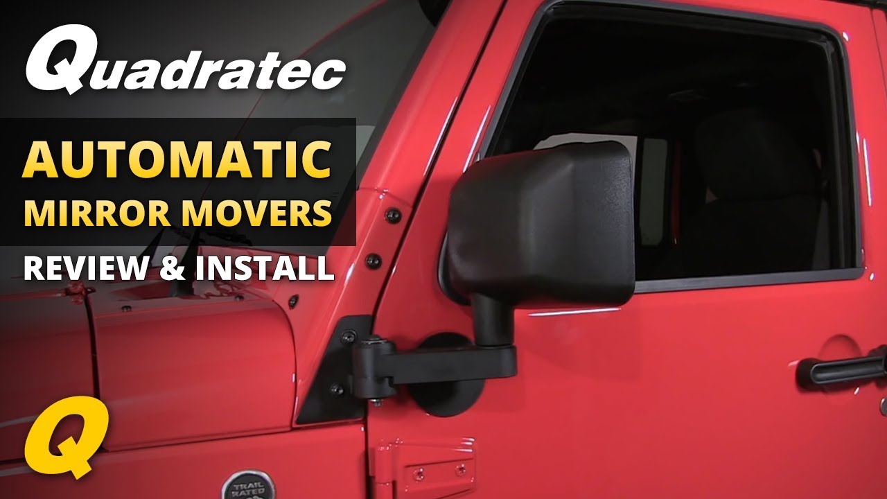 Quadratec Automatic Mirror Movers for Jeep Wranger JK Install