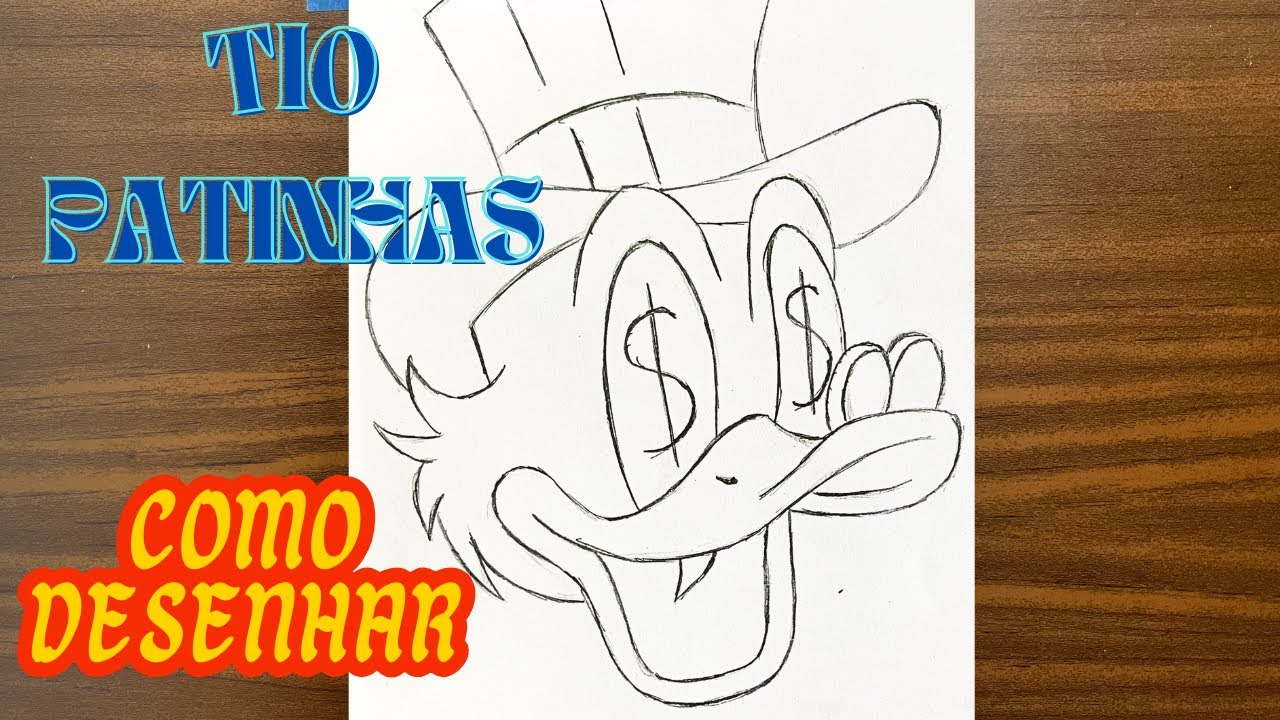 COMO DESENHAR O TIO PATINHAS