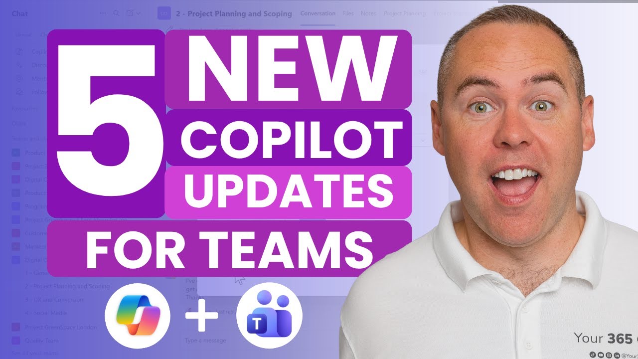 5 НОВЫХ обновлений Microsoft 365 Copilot в Microsoft Teams!