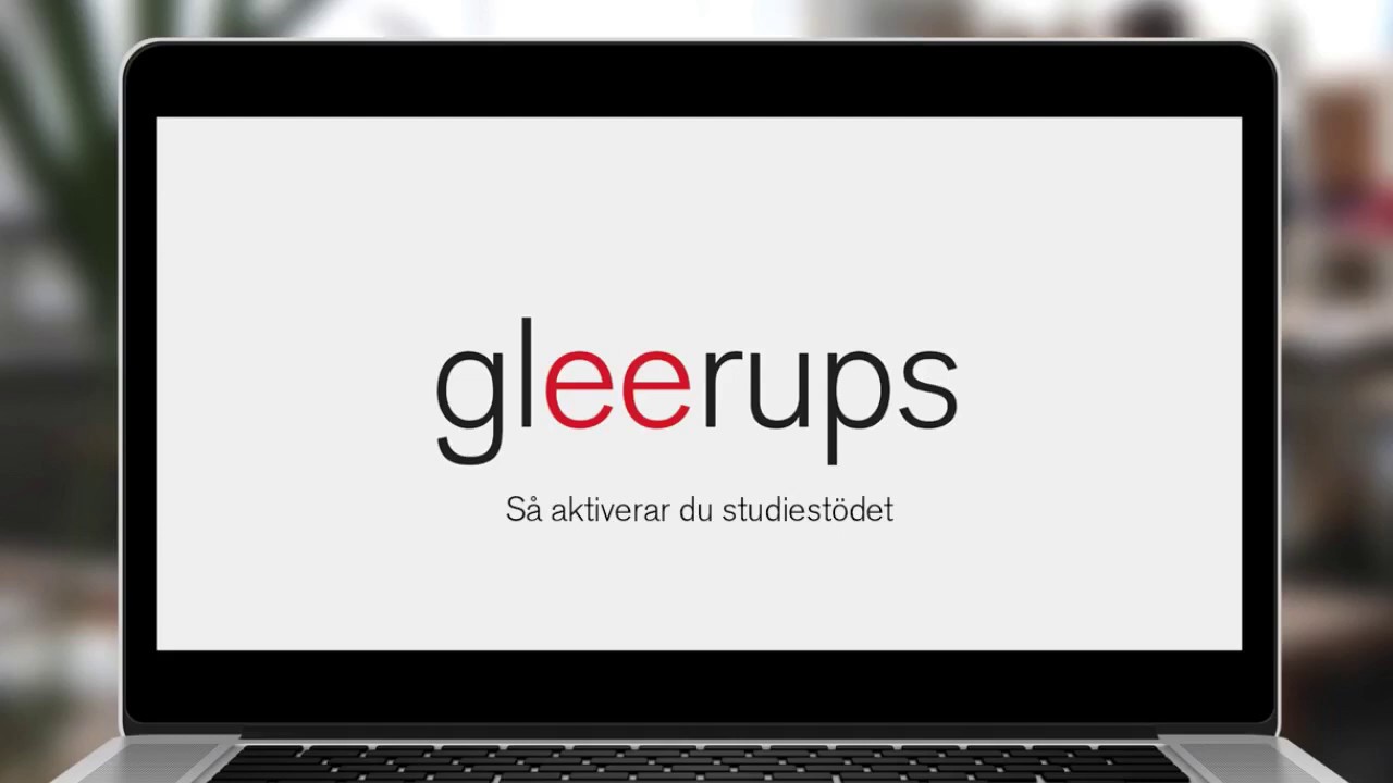 S&aring; aktiverar studiest&ouml;det (Begreppaguiden) i Gleerups digitala l&auml;romedel