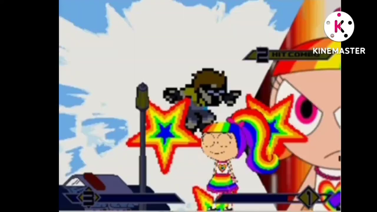 (OLD) MUGEN: Player Man and Heavy Swag vs Rainbow Kitty