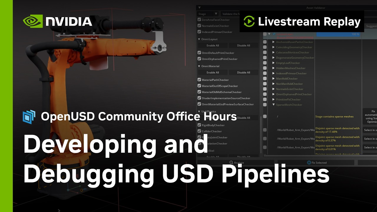 Developing and Debugging USD Pipelines | OpenUSD Community Office Hour