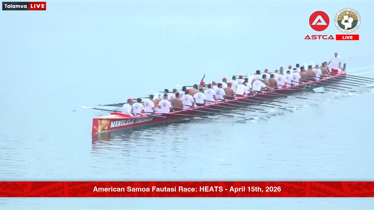 American Samoa Fautasi Race 2026: HEATS - April 15th, 2026