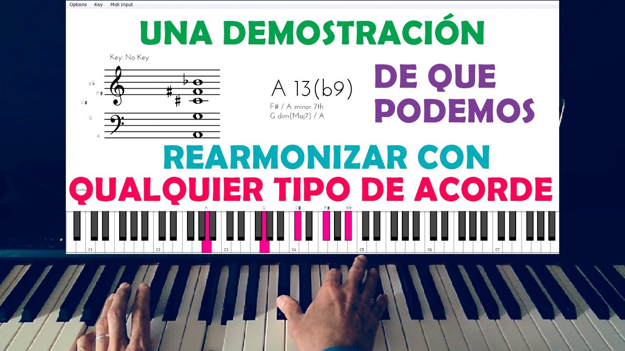 Rearmoniza CON CUALQUIER TIPO DE ACORDE !