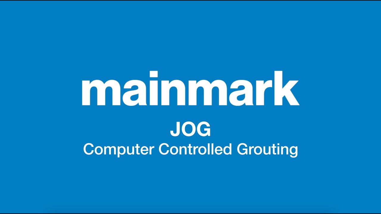 JOG Computer Controlled Grouting Technology | Mainmark Australia