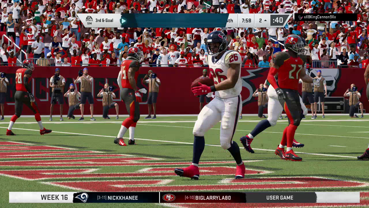 MADDEN 20 SSL ONLINE CFM YEAR 1: BUCS VS TEXANS