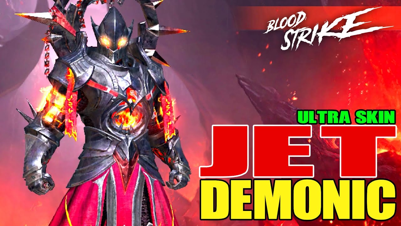 GACHA JET DEMONiC BLAZE! TERBAKAR APi MEMBARA 😂 Blood Strike Indonesia
