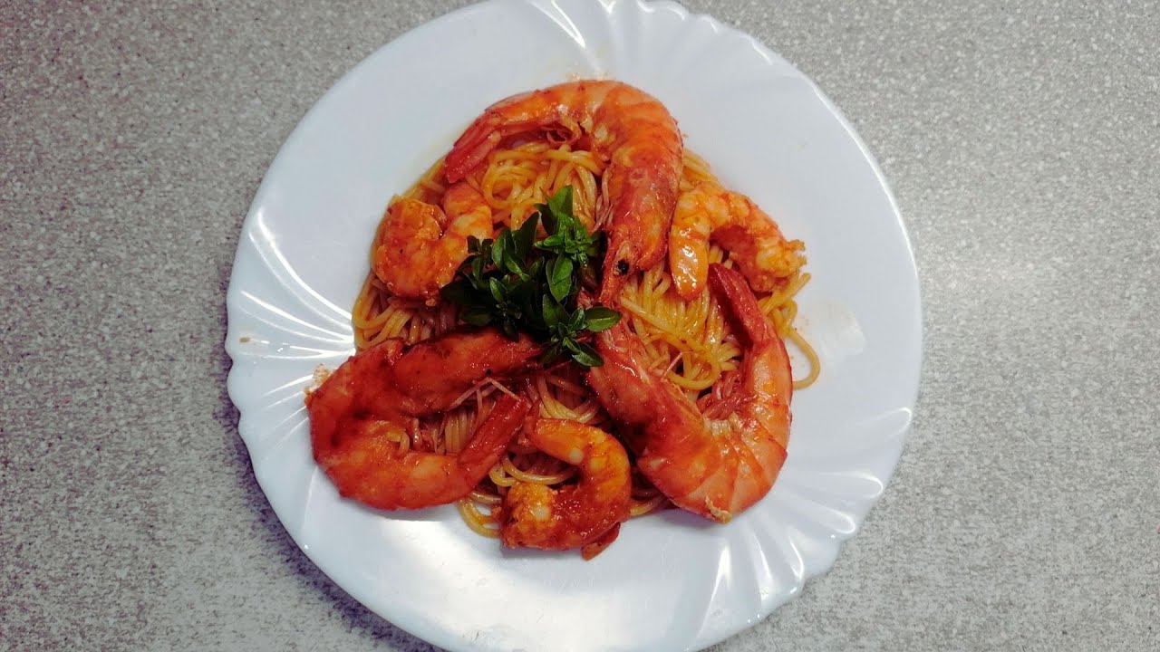 Гаридомакаронада / Макароны с креветками 🦐 / Греческая кухня / Просто и вкусно 😋