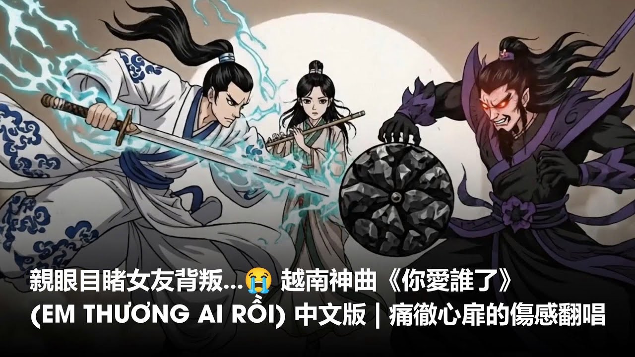 親眼目睹女友背叛...😭 越南神曲《你愛誰了》(Em Thương Ai Rồi) 中文版 | 痛徹心扉的傷感翻唱